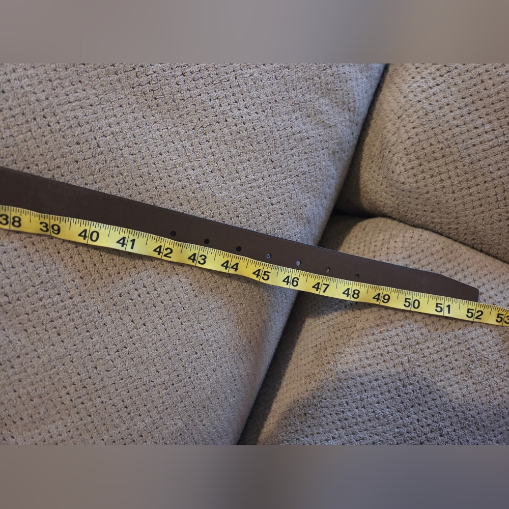 New Nike Reversible Men's Black & Brown XL 42-44 silver texture belt buckle - Picture 11 of 16